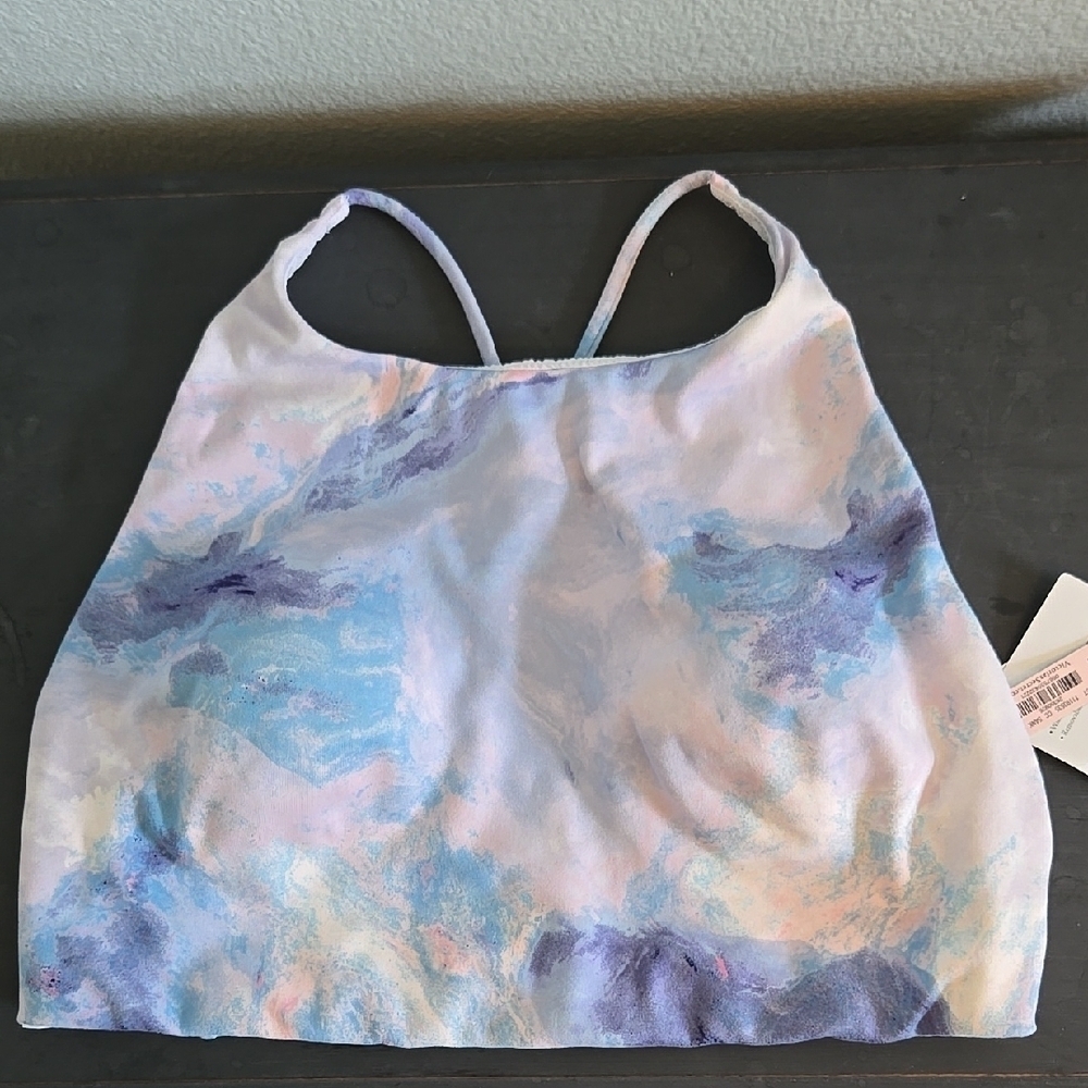 Victoria's Secret | NWT Pink And Blue Open Back Padded Bralette Size XL